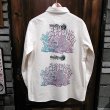 画像1: {MOMENTARY PSYCHO ART}  "demented" L/S SHIRTS / 生成り / (L) (1)