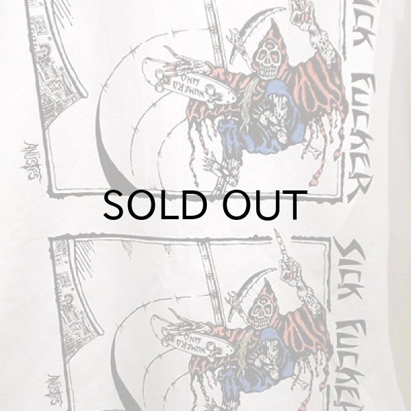 画像3: {MOMENTARY PSYCHO ART}  "SICK FUCKER" L/S SHIRTS / 生成り / (XL) (3)