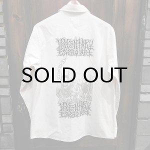 画像: {MOMENTARY PSYCHO ART}  "RUINED" L/S SHIRTS / 生成り / (M)