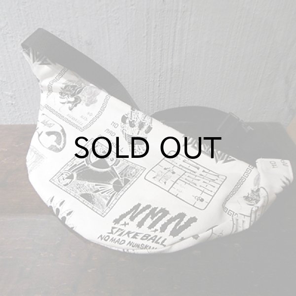 画像6: {NO MAD NUMSKULL} WAIST POUCH - BIG / "PATCH" (6)