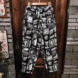 画像2: {NO MAD NUMSKULL} ORIGINAL PATTERN LONG PANTS / "PATCH" / BLACK×WHITE (2)