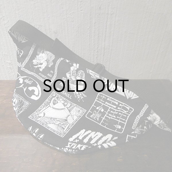画像3: {NO MAD NUMSKULL} WAIST POUCH - BIG / "PATCH" (3)