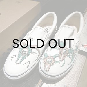 画像: {MOMENTARY PSYCHO ART} "HAND PAINT" Slip-on / 27cm / "GOAT"