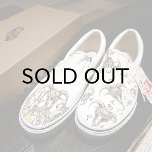 画像: {MOMENTARY PSYCHO ART} "HAND PAINT" Slip-on / 28cm / "GOAT"