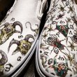 画像2: {MOMENTARY PSYCHO ART} "HAND PAINT" Slip-on / 28cm / "GOAT&FLY" (2)