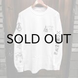 画像: {PARADOX} Back ver. "Beard" L/S T-SHIRTS / WHITE / (M)