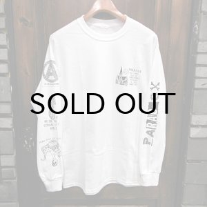 画像: {PARADOX} Back ver. "Beard" L/S T-SHIRTS / WHITE / (M)