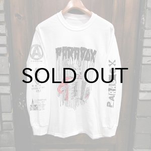 画像: {PARADOX} "Accordion" L/S T-SHIRTS / WHITE / (L)