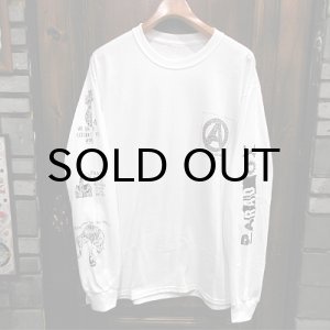 画像: {PARADOX} Back ver. "Beard" L/S T-SHIRTS / WHITE / (L)