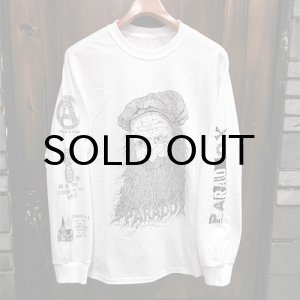 画像: {PARADOX} Front ver. "Beard" L/S T-SHIRTS / WHITE / (M-L)