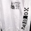 画像4: {PARADOX} Back ver. "Beard" L/S T-SHIRTS / WHITE / (M) (4)