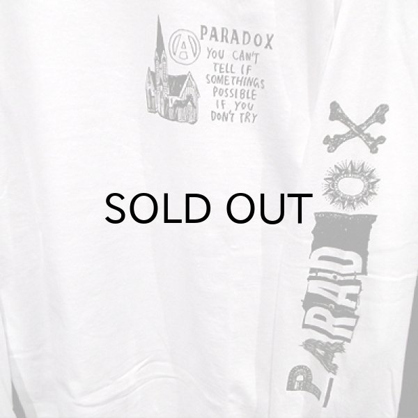 画像4: {PARADOX} Back ver. "Beard" L/S T-SHIRTS / WHITE / (M) (4)