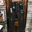 画像2: "USED" {NO MAD NUMSKULL} Remake DENIM PANTS / BLACK / 34inch (2)