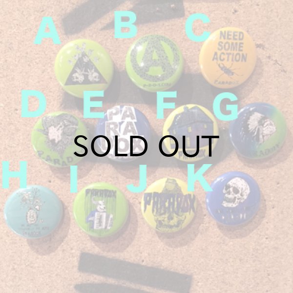 画像1: {PARADOX} CAN BADGE (1)