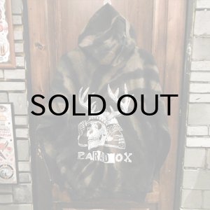 画像: {PARADOX} "Skull Soldier" DYE ZIP Hoodie / L