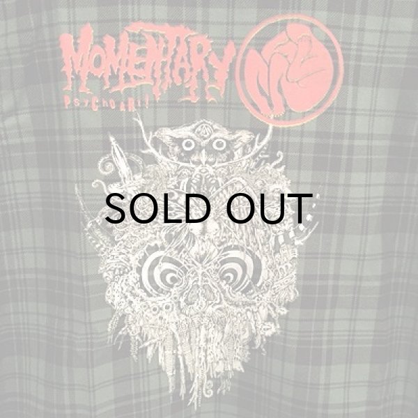 画像12: {MOMENTARY PSYCHO ART} "Eternal Forest" CHECK NEL SHIRT / (M) (12)
