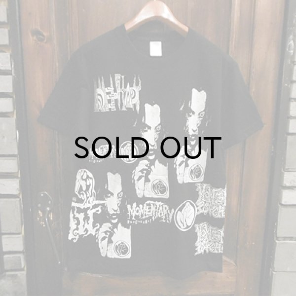 画像1: {MOMENTARY PSYCHO ART} "BLACKWHITE" MULTI S/S T-SHIRTS / BLACK / (M) (1)