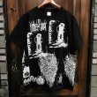 画像1: {MOMENTARY PSYCHO ART} "BLACKWHITE" MULTI S/S T-SHIRTS / BLACK / (L) (1)