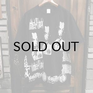 画像: {MOMENTARY PSYCHO ART} "BLACKWHITE" MULTI S/S T-SHIRTS / BLACK / (XL)