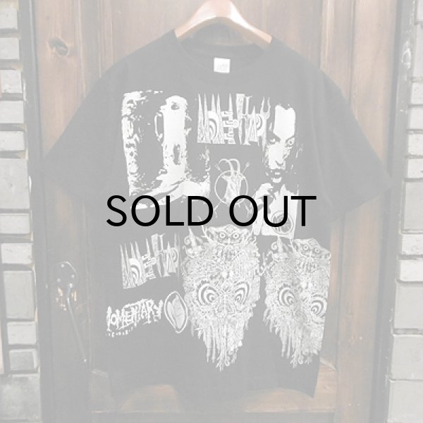 画像1: {MOMENTARY PSYCHO ART} "BLACKWHITE" MULTI S/S T-SHIRTS / BLACK / (L) (1)