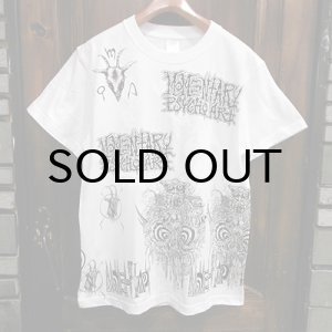 画像: {MOMENTARY PSYCHO ART} "BLACKWHITE" MULTI S/S T-SHIRTS / WHITE / (L)