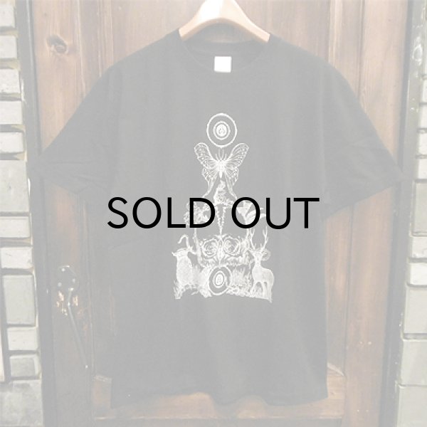 画像1: {MOMENTARY PSYCHO ART} "Letter From The North" T-SHIRTS / BLACK / (L) (1)