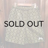 画像: {NO MAD NUMSKULL} ORIGINAL PATTERN SHORT PANTS / "GAZE" / BLACK×YELLOW / (M)