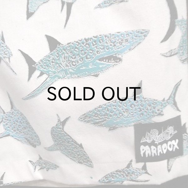 画像10: {PARADOX × NO MAD NUMSKULL} ORIGINAL PATTERN SHORT PANTS / "SHARK" / (L) (10)