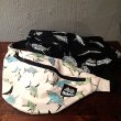 画像1: {PARADOX × NO MAD NUMSKULL} ORIGINAL PATTERN WAIST POUCH - BIG / "SHARK" (1)