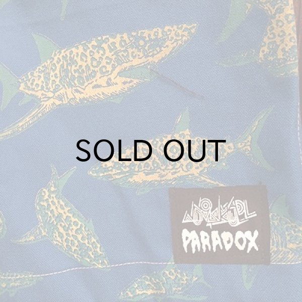 画像7: {PARADOX × NO MAD NUMSKULL} ORIGINAL PATTERN SHORT PANTS / "SHARK" / (M) (7)