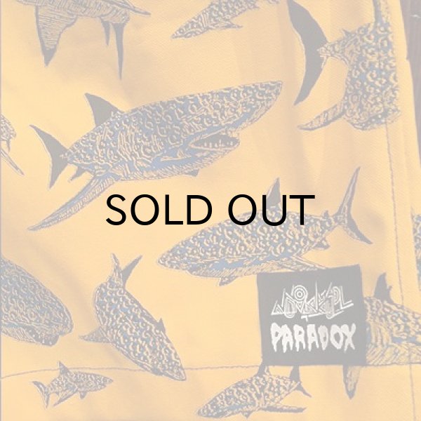 画像7: {PARADOX × NO MAD NUMSKULL} ORIGINAL PATTERN SHORT PANTS / "SHARK" / (L) (7)