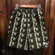 画像1: {NO MAD NUMSKULL} ORIGINAL PATTERN SHORT PANTS / "GB" / GREEN×BLACK / (M) (1)