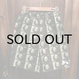 画像: {NO MAD NUMSKULL} ORIGINAL PATTERN SHORT PANTS / "GB" / GREEN×BLACK / (M)
