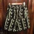 画像2: {NO MAD NUMSKULL} ORIGINAL PATTERN SHORT PANTS / "GB" / GREEN×BLACK / (M) (2)