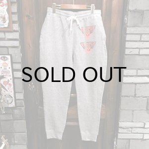 画像: {NO MAD NUMSKULL} "TRIANGLE" SWEAT PANTS / GRAY / L