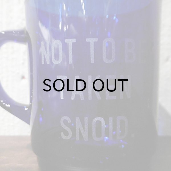 画像3: {SNOID} "NOT TO BE TAKEN" GLASS MUG (3)
