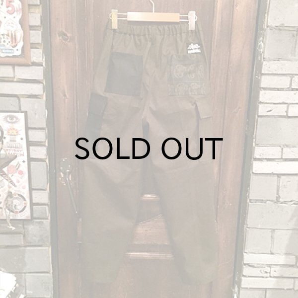 画像2: {NO MAD NUMSKULL} CARGO LONG PANTS / "MONROE" / BROWN (2)