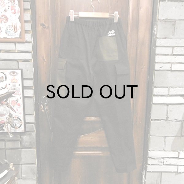 画像2: {NO MAD NUMSKULL} CARGO LONG PANTS / BLACK / (S) (2)