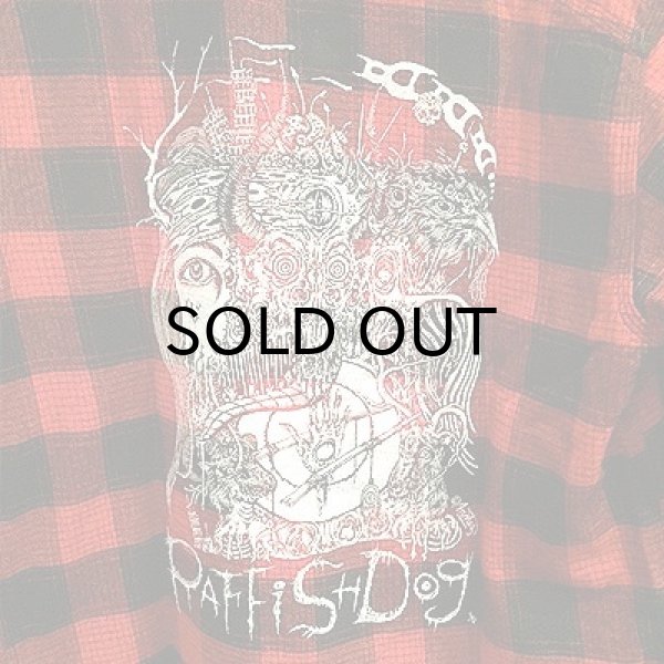 画像9: {MOMENTARY PSYCHO ART} "RAFFISH DOG" CHECK NEL SHIRT (9)