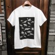 画像1: {PARADOX} "Sharks" S/S T-SHIRTS / WHITE×BLACK (1)