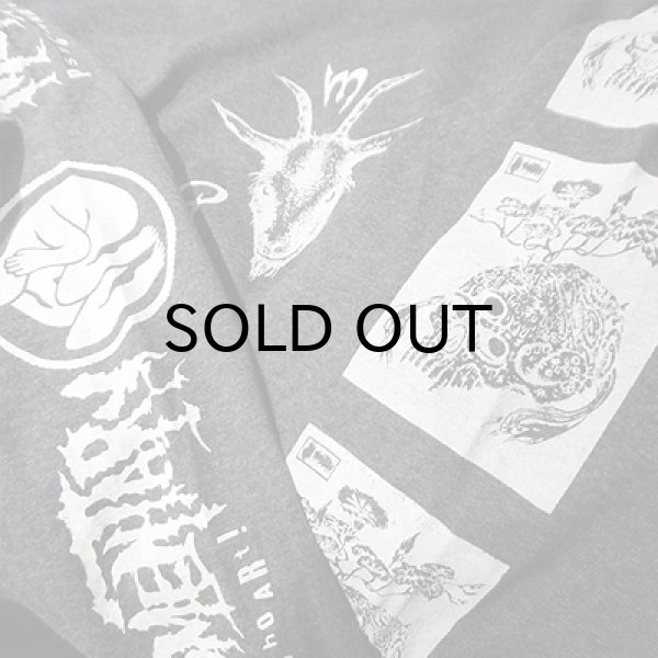 画像3: {MOMENTARY PSYCHO ART} "Cockroach" L/S T-SHIRTS / 杢BLACK (3)