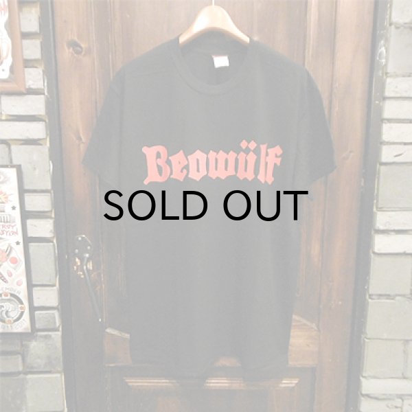 画像1: {BEOWULF} "beowulf" logo T-SHIRTS / BLACK (1)