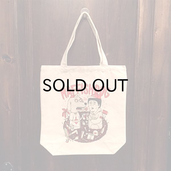 画像1: {TM PAINT × RAFFISH DOG} "TM PAINT ART SHOW" TOTE BAG (1)