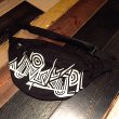 画像1: {NO MAD NUMSKULL} ORIGINAL PATTERN WAIST POUCH  - BIG (NMN LOGO) (1)