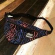 画像1: {NO MAD NUMSKULL×赤松ヒトデ} ORIGINAL PATTERN WAIST POUCH / "genome"  (1)