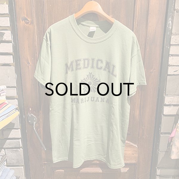 画像1: {Marijuana tokyo} "Medical" S/S T-SHIRTS (MILITARY GREEN) (1)