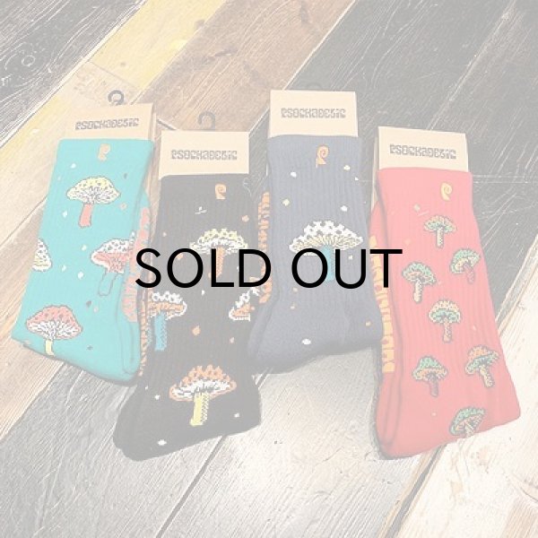 画像1: {PSOCKADELIC} "SHROOM" SOCKS(2019FALL) (1)