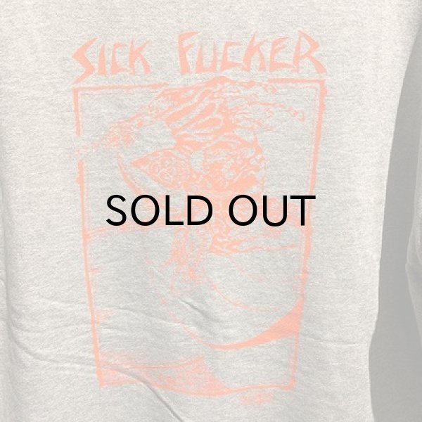 画像3: {MOMENTARY PSYCHO ART} "SICK FUCKER" ZIP-PARKA / XLsize / ASH GRAY (3)