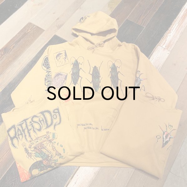 画像15: {MOMENTARY PSYCHO ART} "刹那" MULTI PRINT P/O-PARKA / O.GOLD (15)