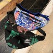 画像1: {NO MAD NUMSKULL} ORIGINAL PATTERN WAIST POUCH / "EYE" / "CRASH"  (1)